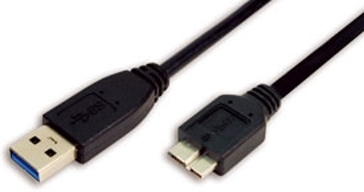 USB Kabel LogiLink A - micro B St/St 3.00m zw