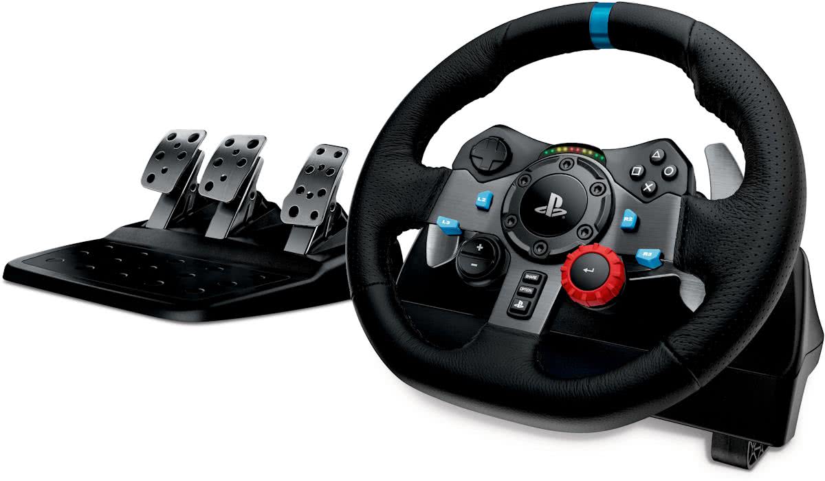 Logitech G29 Driving Force Racestuur - PS4 + PS3 + PC