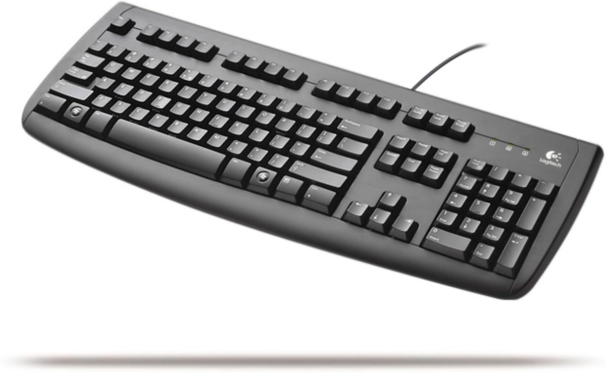 Logitech Deluxe Keyboard PS/2 QWERTY Zwart