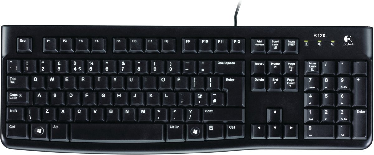 Logitech K120 - Toetsenbord - Qwerty