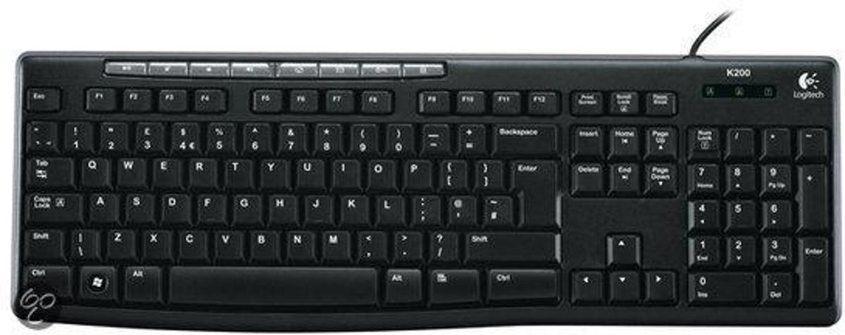 Logitech K200 - Media Toetsenbord