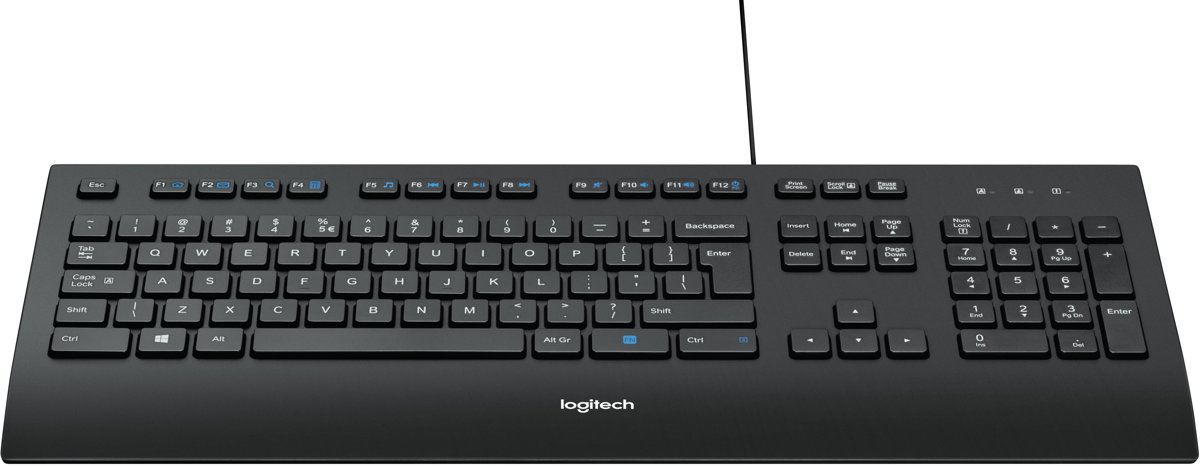 Logitech K280e - QWERTY Toetsenbord - Zwart