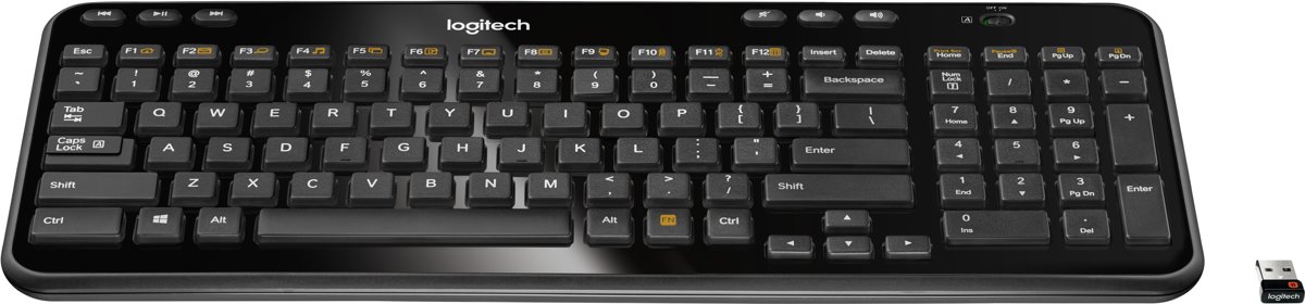 Logitech K360 - QWERTY Toetsenbord - Zwart