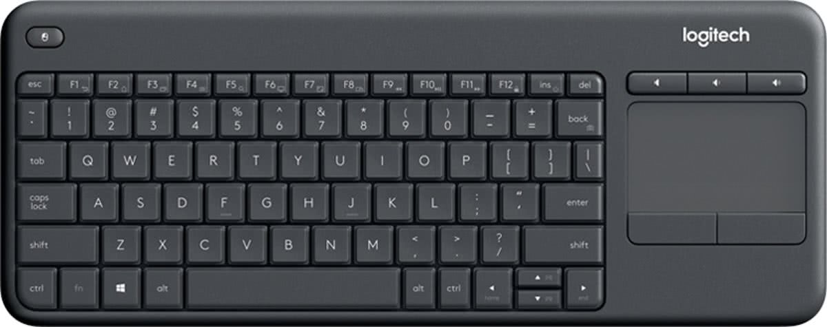 Logitech K400 Pro USB AZERTY Frans Grafiet, Grijs toetsenbord