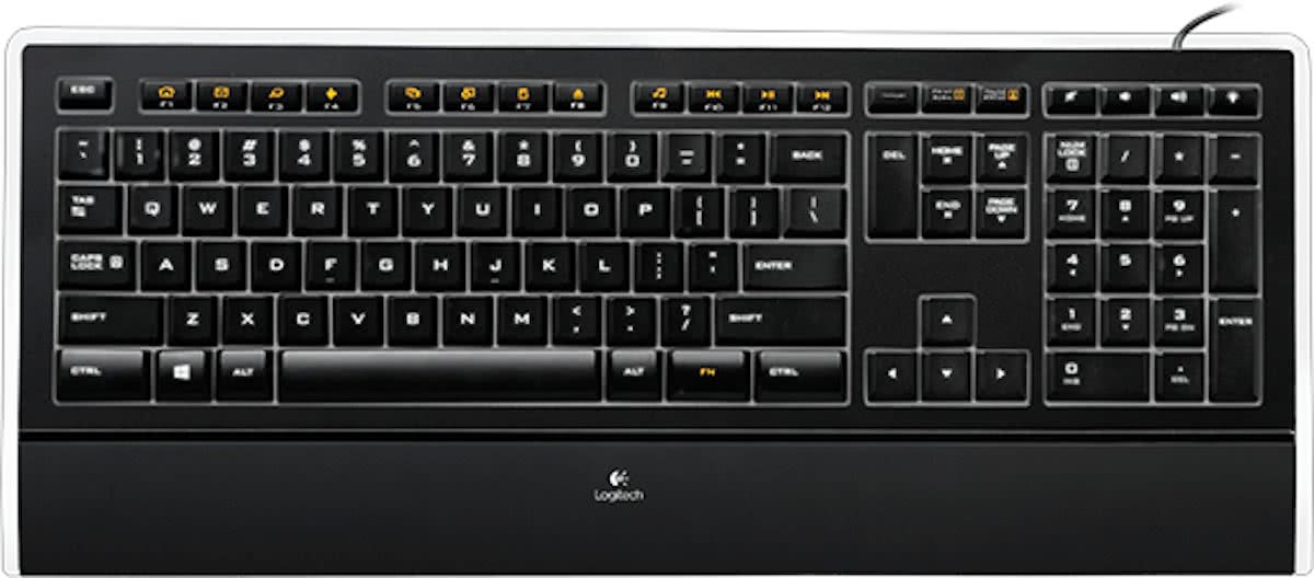 Logitech K740 Illuminated - Toetsenbord - Qwerty