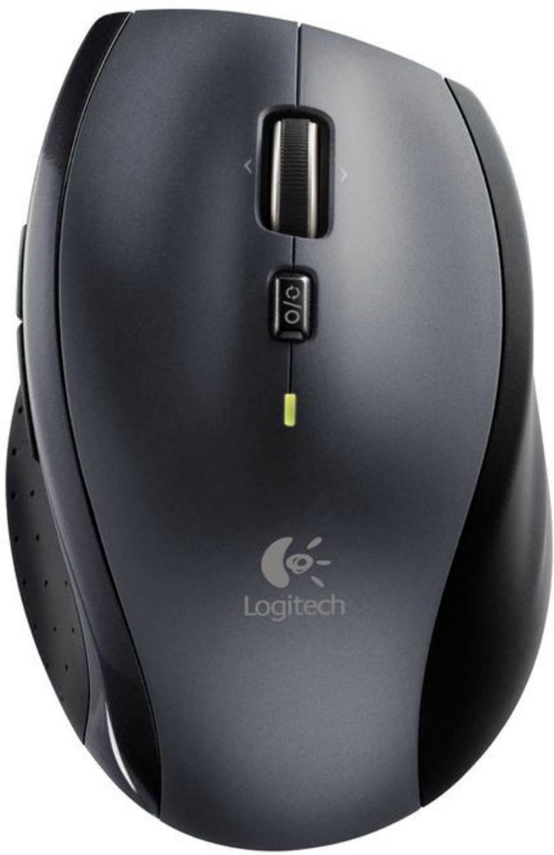 Logitech M 705 Marathon Cordless Mouse  Grijs/Zwart