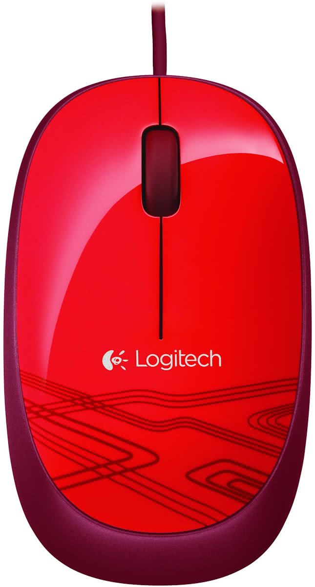 Logitech M105 - Muis - Rood