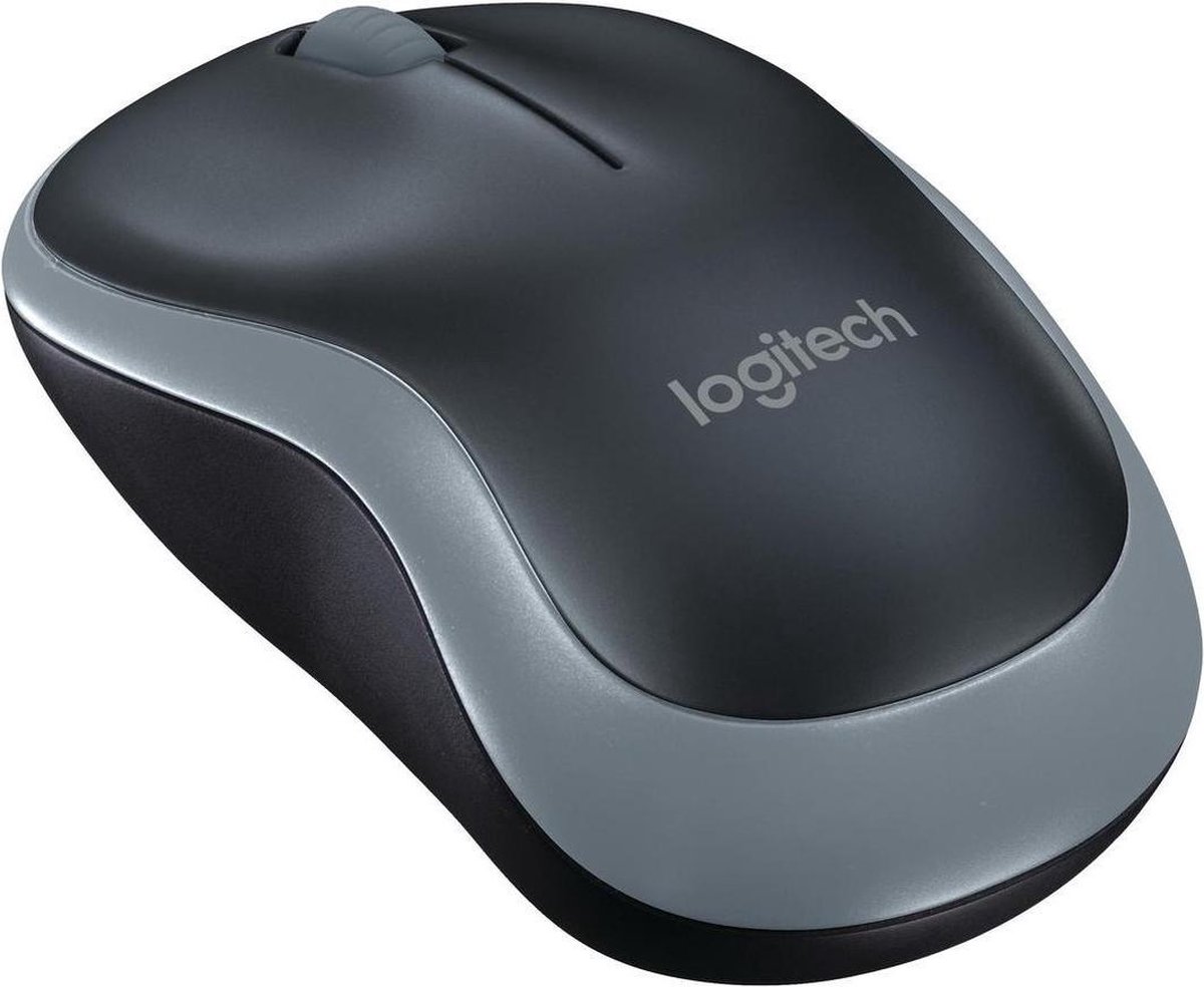 Logitech M185 Grijs zwart Draadloze muis