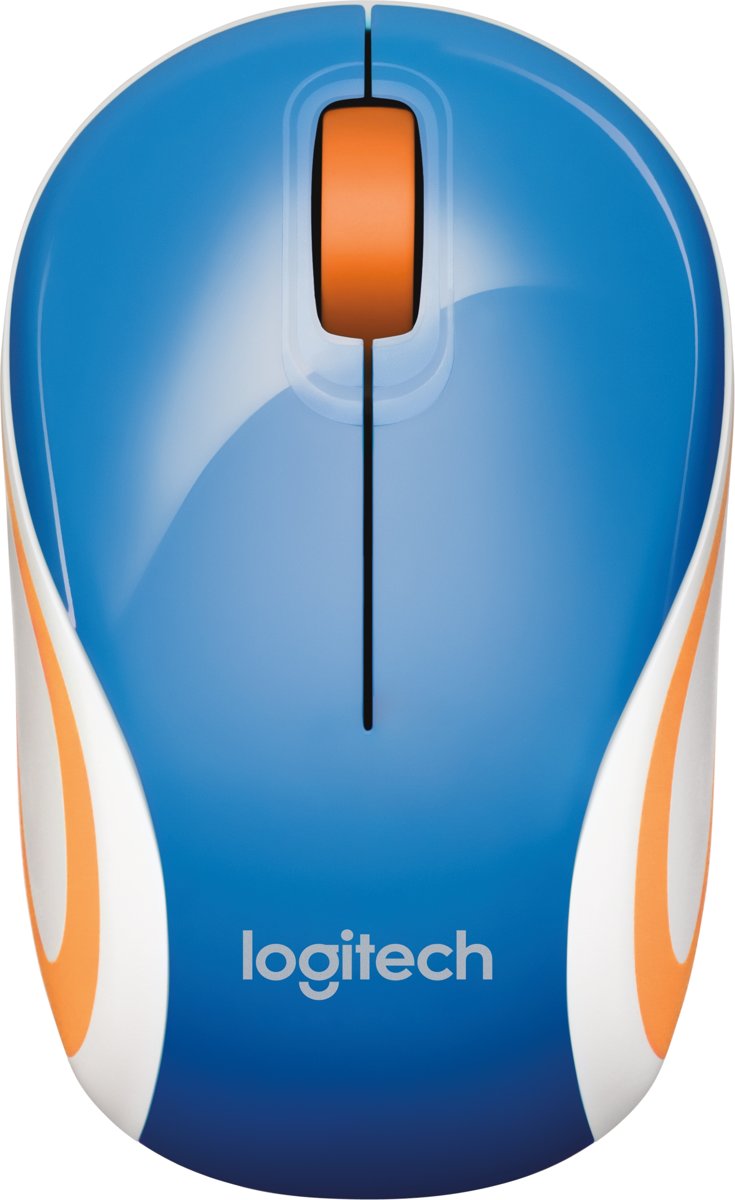 Logitech M187 - Draadloze Mini Muis - Blauw