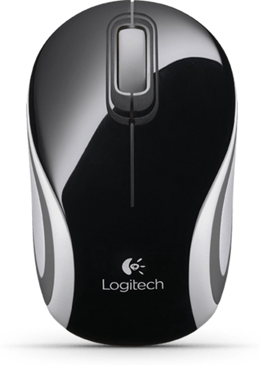 Logitech M187 - Draadloze Mini Muis - Zwart