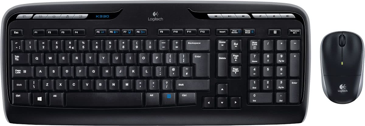 Logitech MK330 - Draadloos toetsenbord en Muis - Qwerty