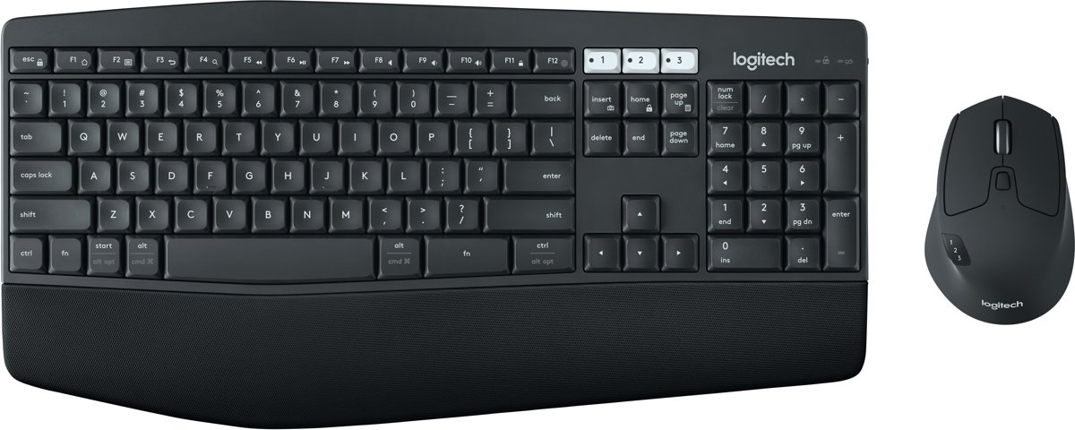 Logitech MK850 - QWERTY Toetsenbord - Zwart