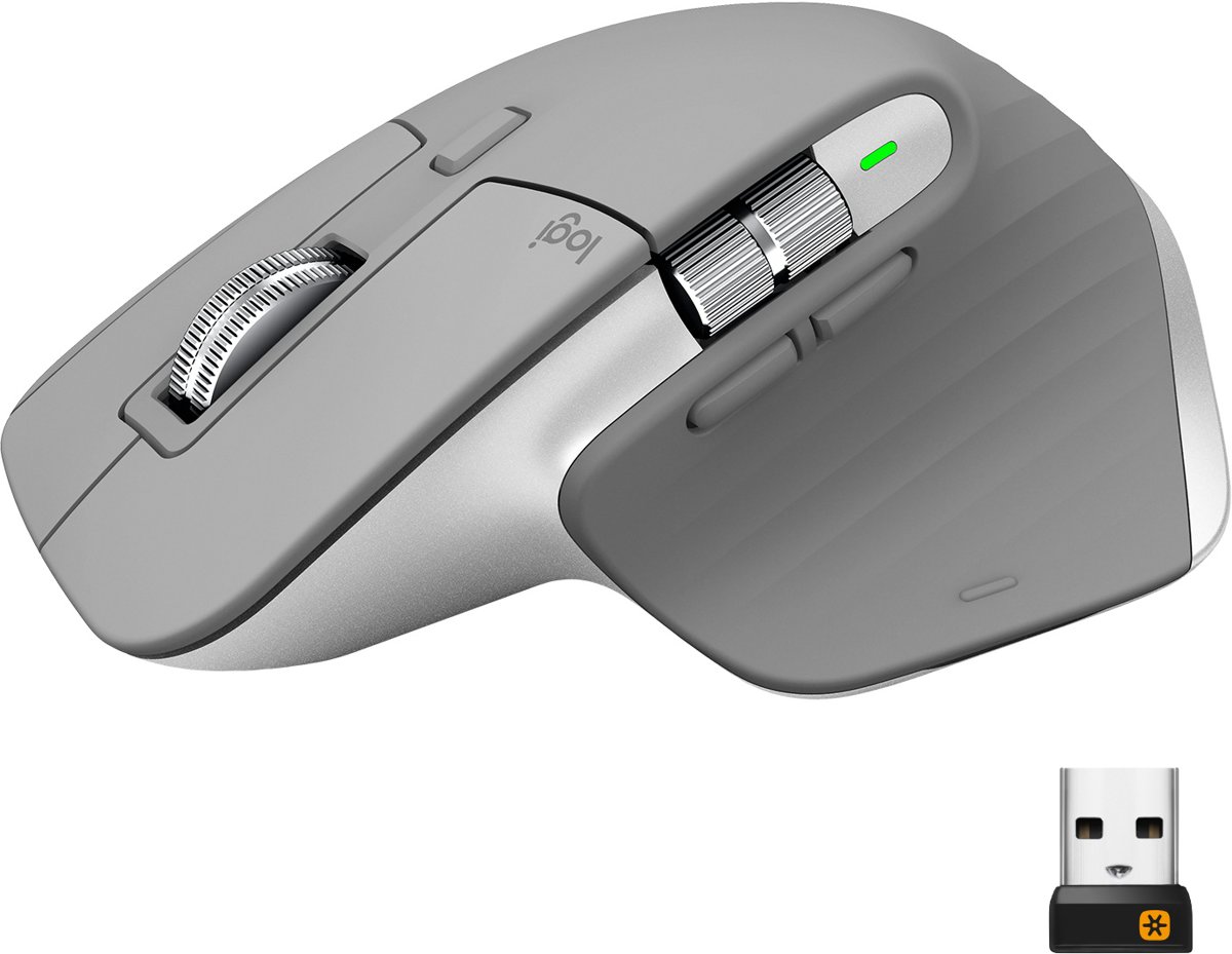 Logitech MX Master 3 - Draadloze Muis - Grijs