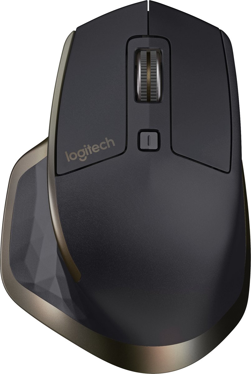 Logitech MX Master muis RF Wireless+Bluetooth Laser 1000 DPI Right-hand Black,Bronze