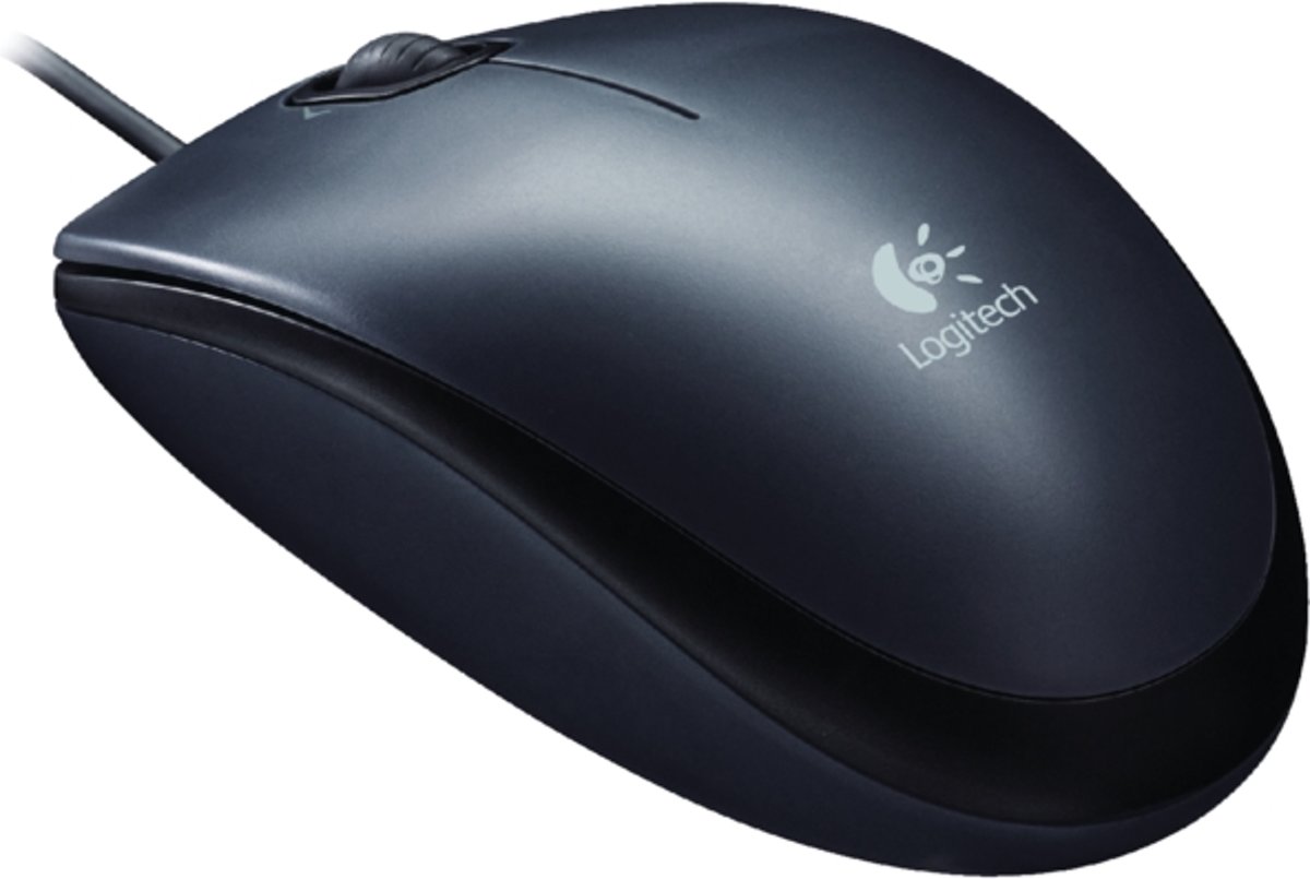 Muis logitech optical m100 zwart