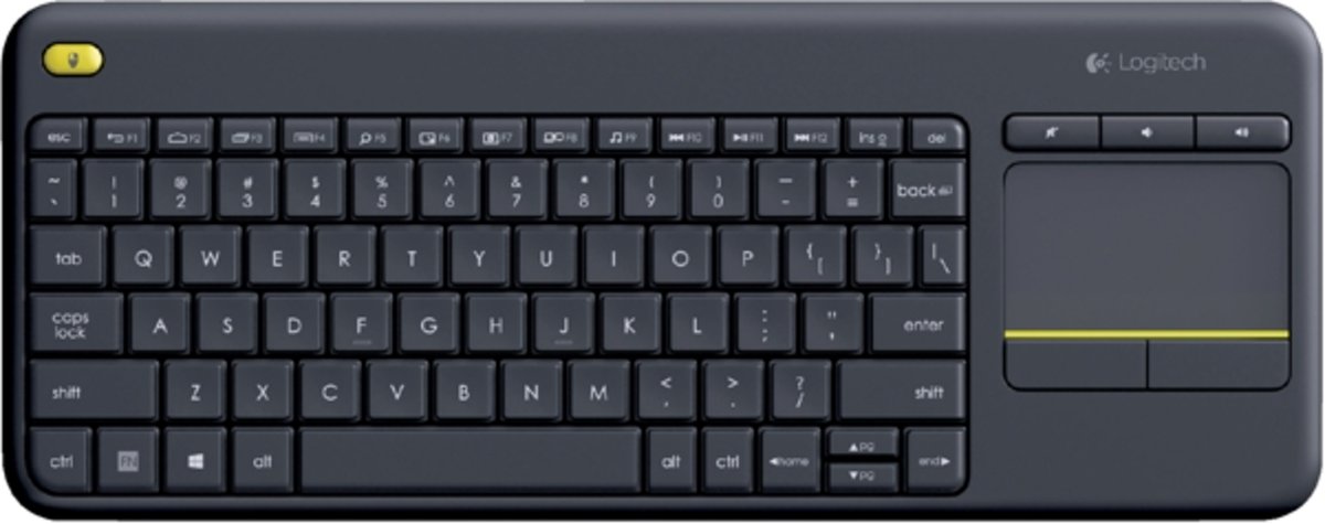 Toetsenbord Logitech K400 Plus Drl Zwart