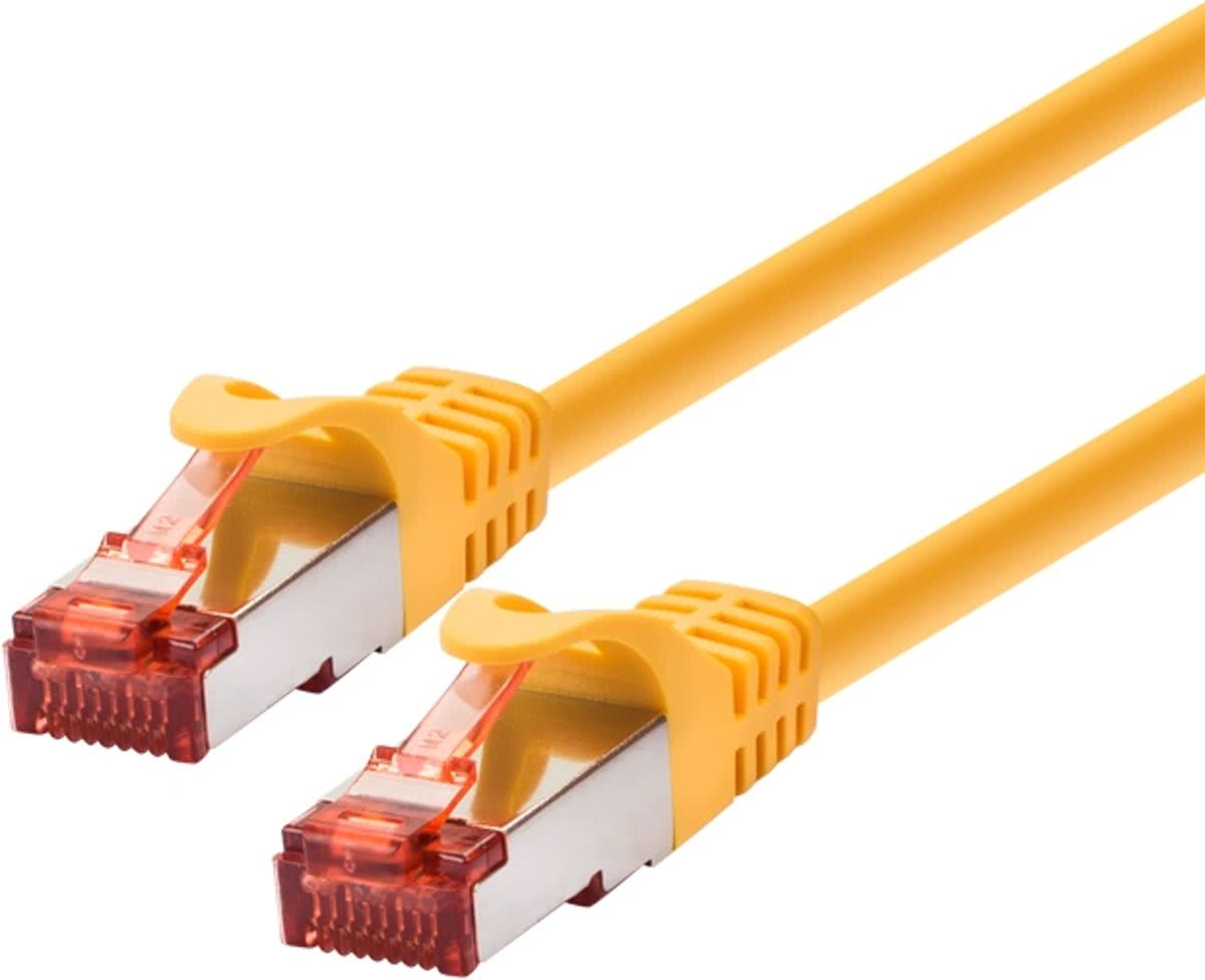 LOGON TCF66F100Y 10m Cat6a F/UTP (FTP) Geel netwerkkabel