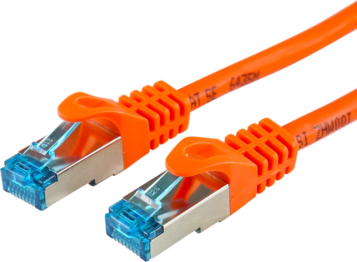 LOGON TCR55SS100O 10m Cat5e SF/UTP (S-FTP) Oranje netwerkkabel