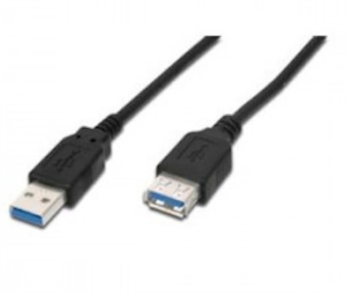 USB 3.0 Verlengkabel A/A 1.8 Meter M/F