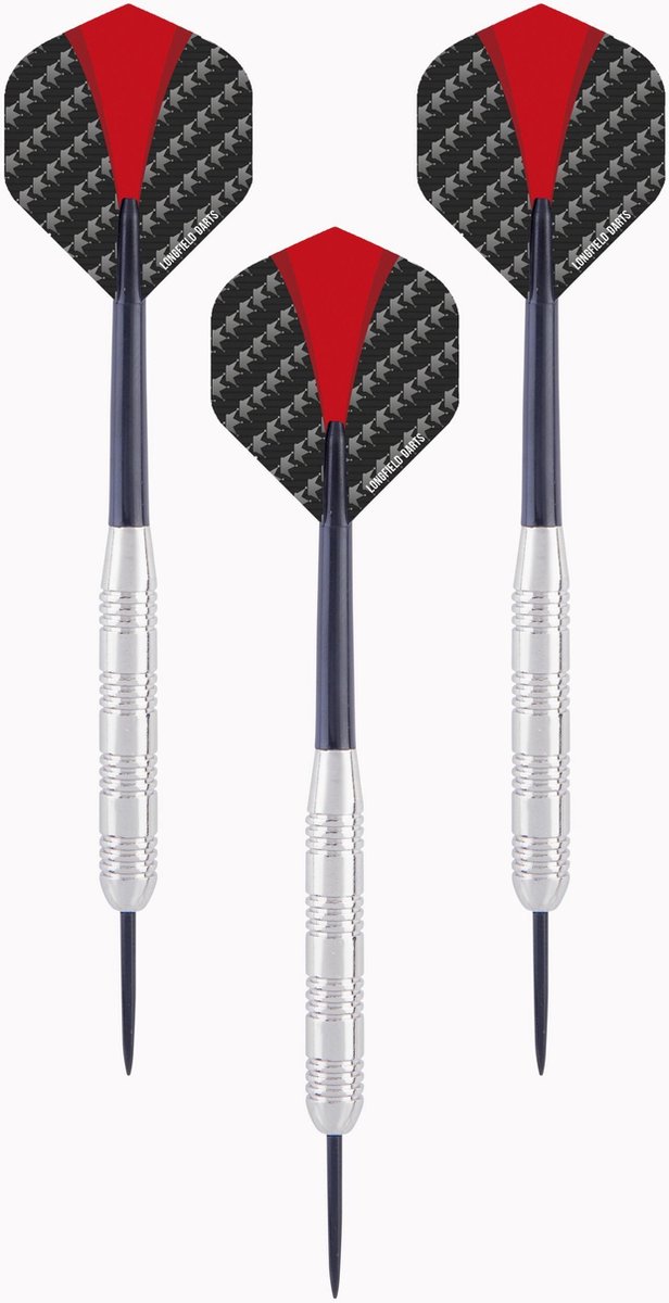 1x Set van 3 dartpijlen   darts nickel silver 22 grams -  /darts sport artikelen pijltjes nickel silver - Kinderen/volwassenen