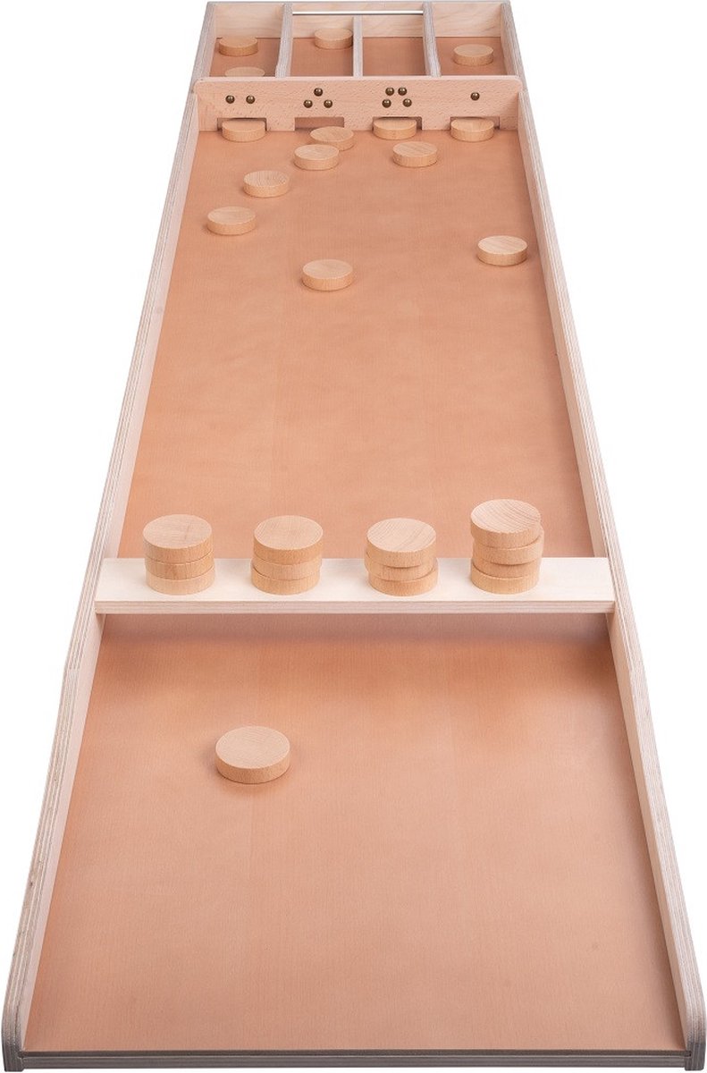     Advanced - Dark Finish - 200 cm Wedstrijdsjoelbak - met 30 Sjoelstenen