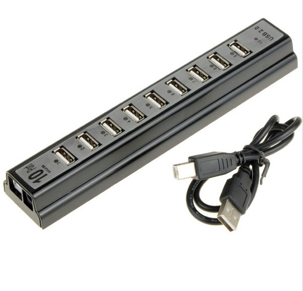 USB Hub 10 poorts