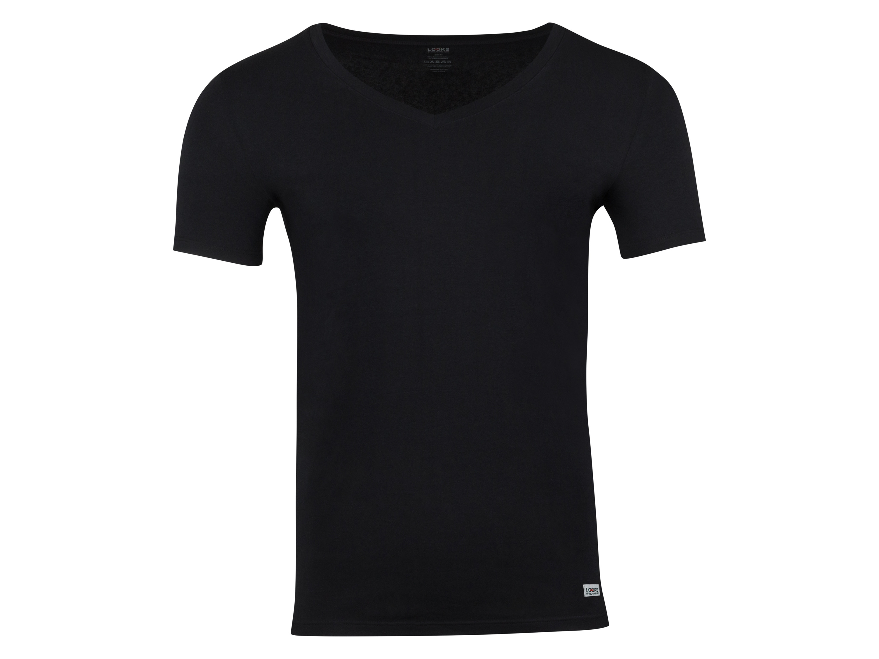 LOOKS by Wolfgang Joop Herenshirts 2-pack (M, Zwart)