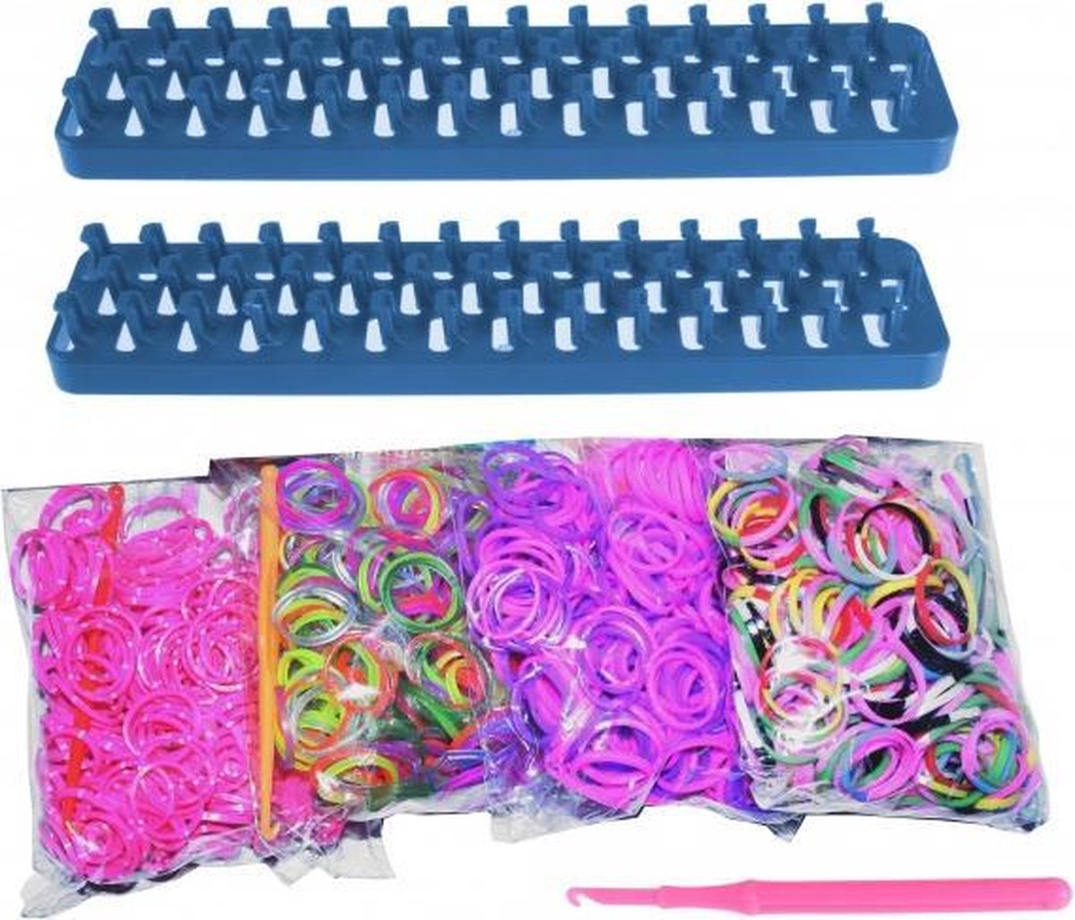 loombands Fun Loom 2000-delig blauw