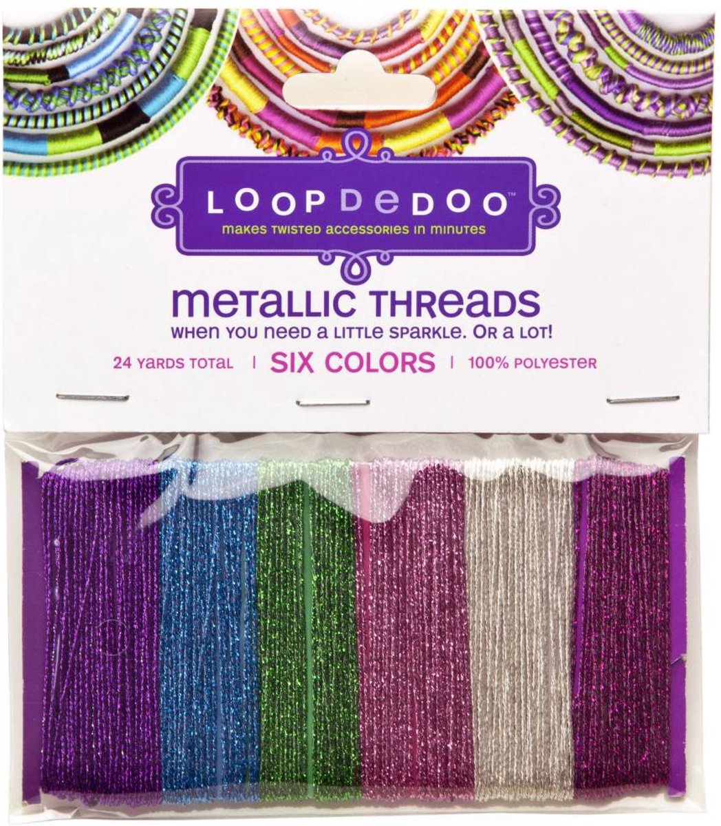 Loopdedoo Metallic Draad - Polyester - Voor armbanden