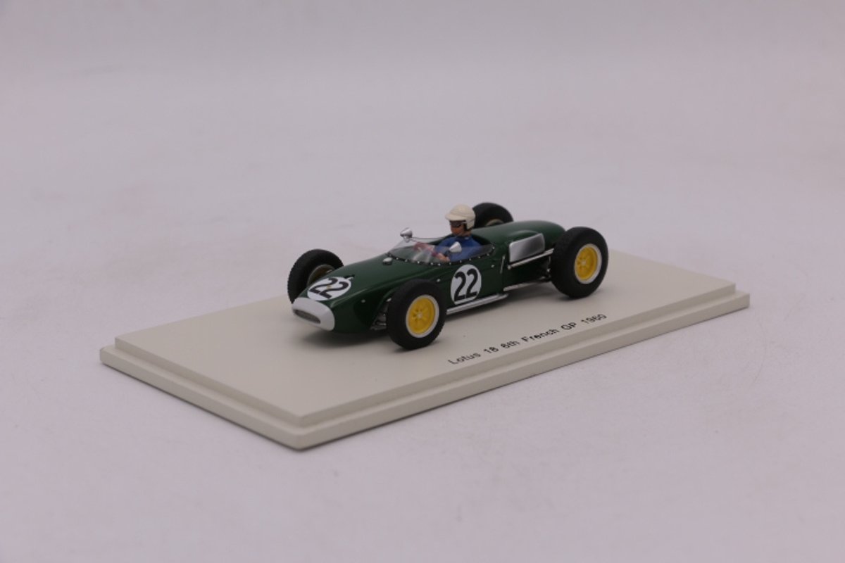 F1 Lotus 18 Ron Flockhart French GP 1960