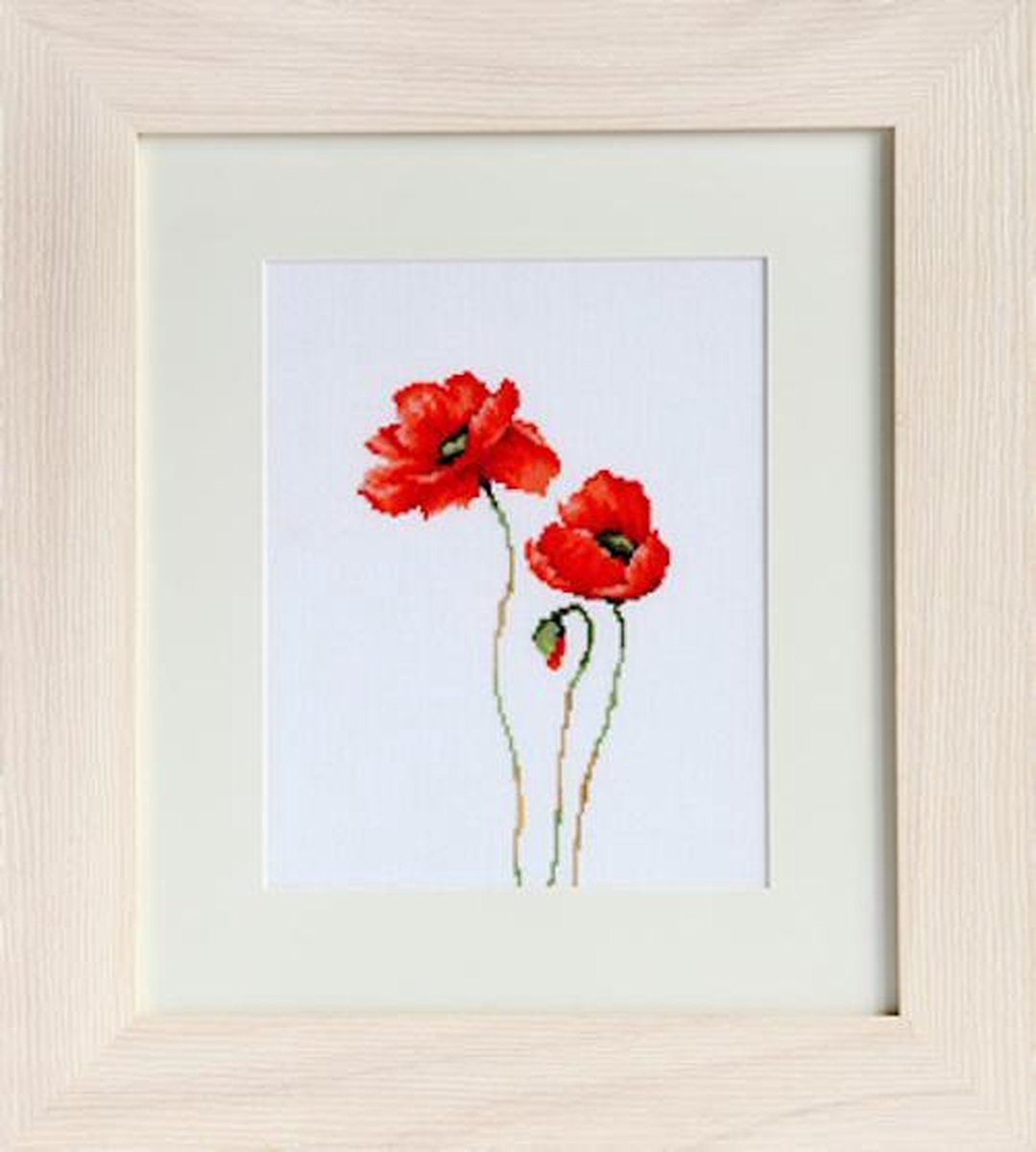 Poppies / Klaprozen Aida Luca-S Borduurpakket B2225