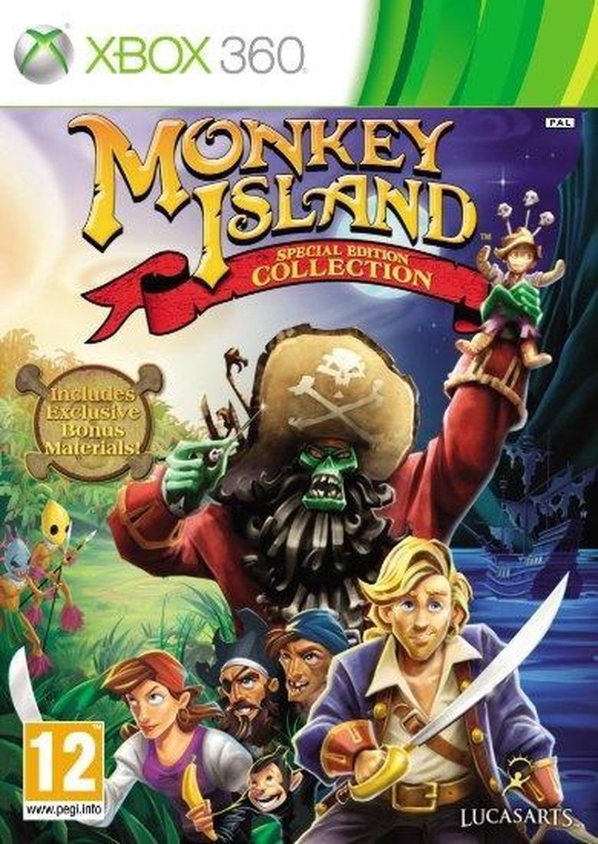 LucasArts Monkey Island: SE video-game Xbox 360 Basic + Add-on Engels