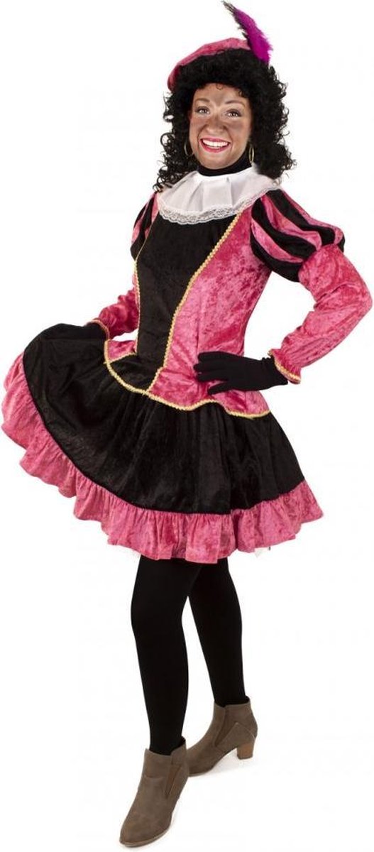 Piet jurkje met petticoat roze XS