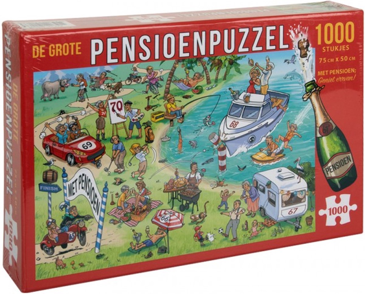 Puzzel Pensioen 1000 stukjes