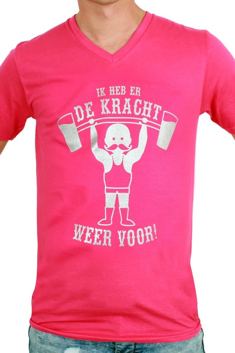 T-shirt heren Ik heb er de kracht weer voor