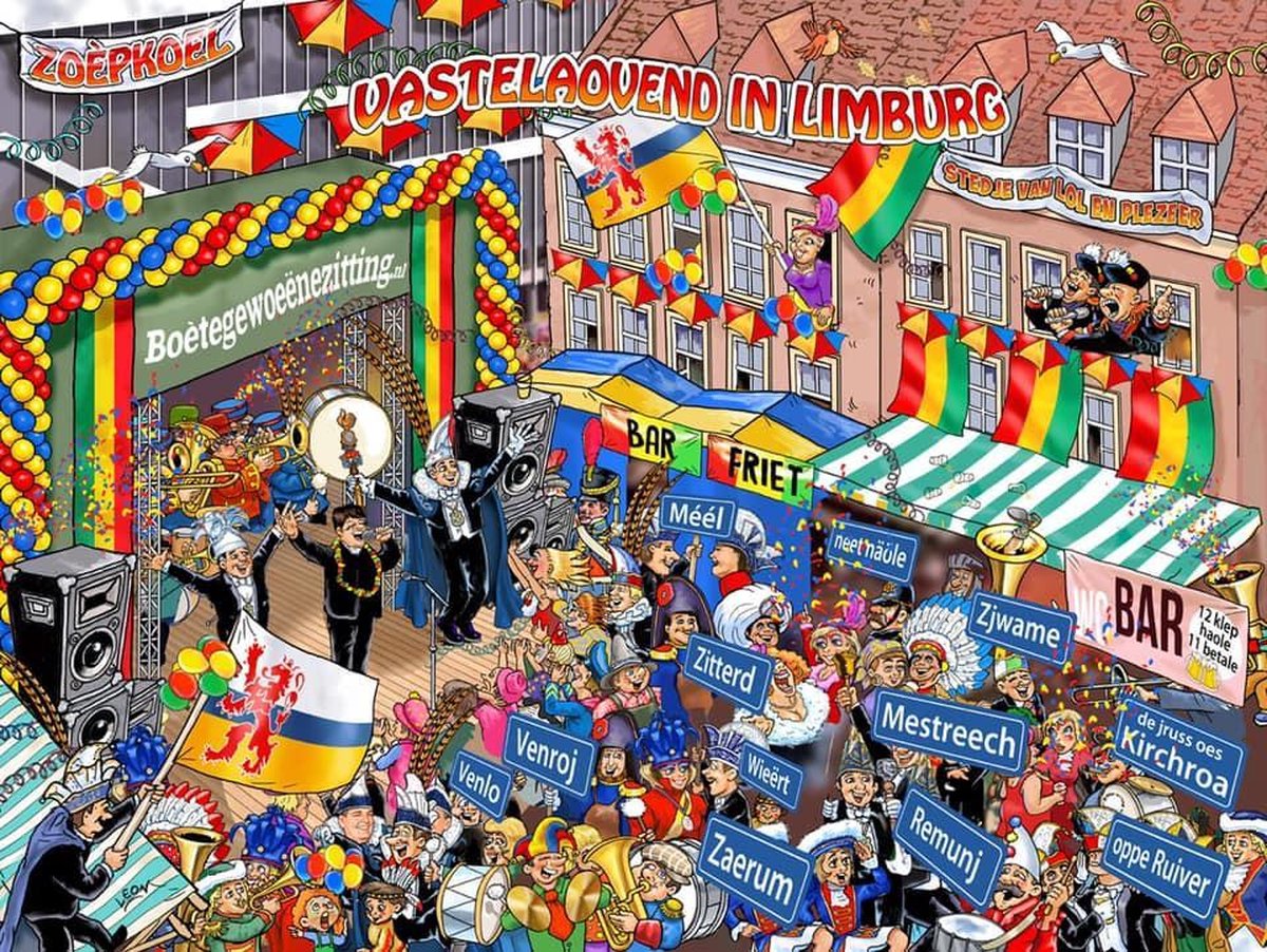 Vastelaovend Puzzel 1000 stukjes