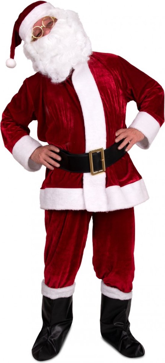 kerstman Kostuum polyester maat xl-xxl