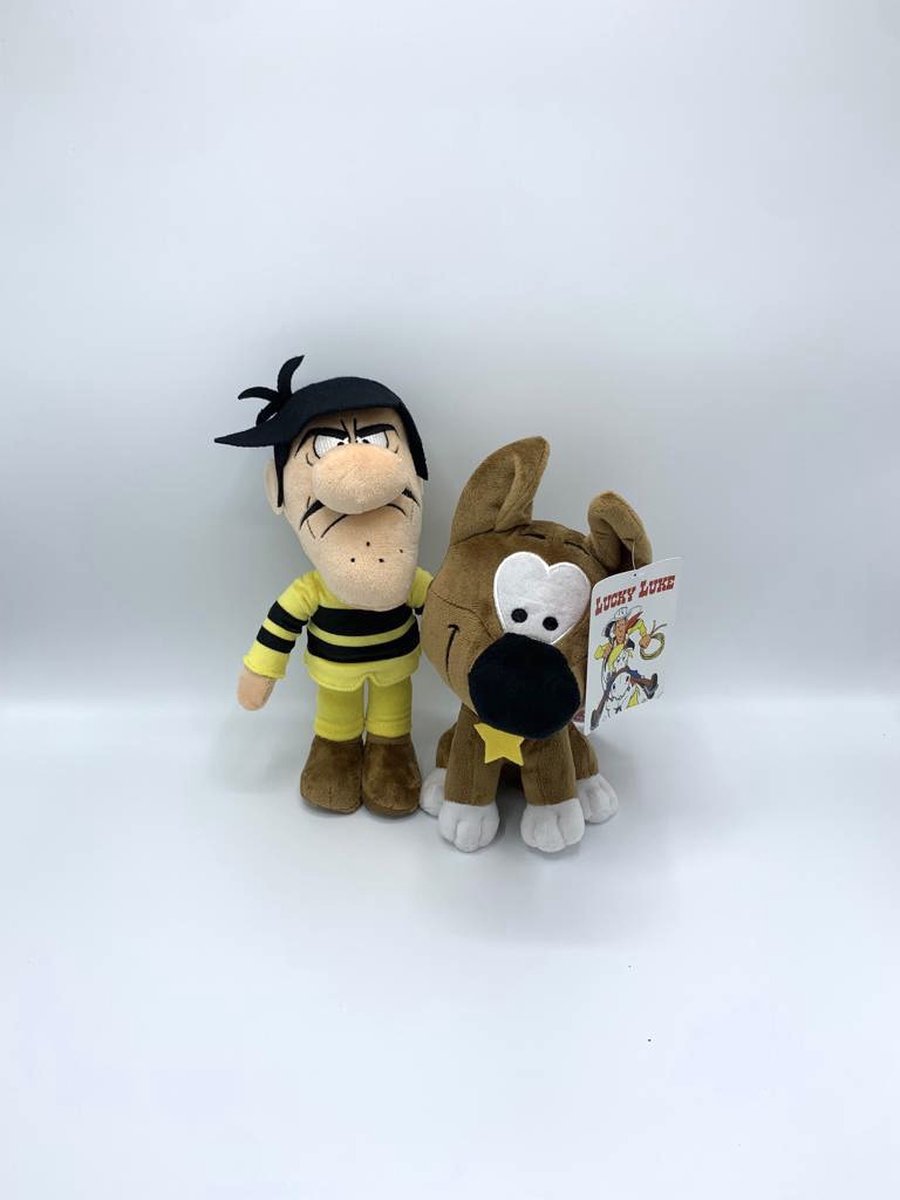 Lucky Luke - Rataplan & Joe Dalton knuffelset - 27 cm - Pluche