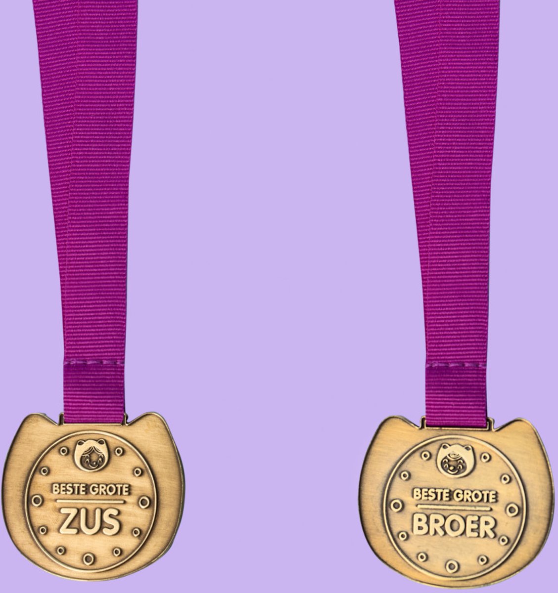 Lumies Grote broer en zus medaille