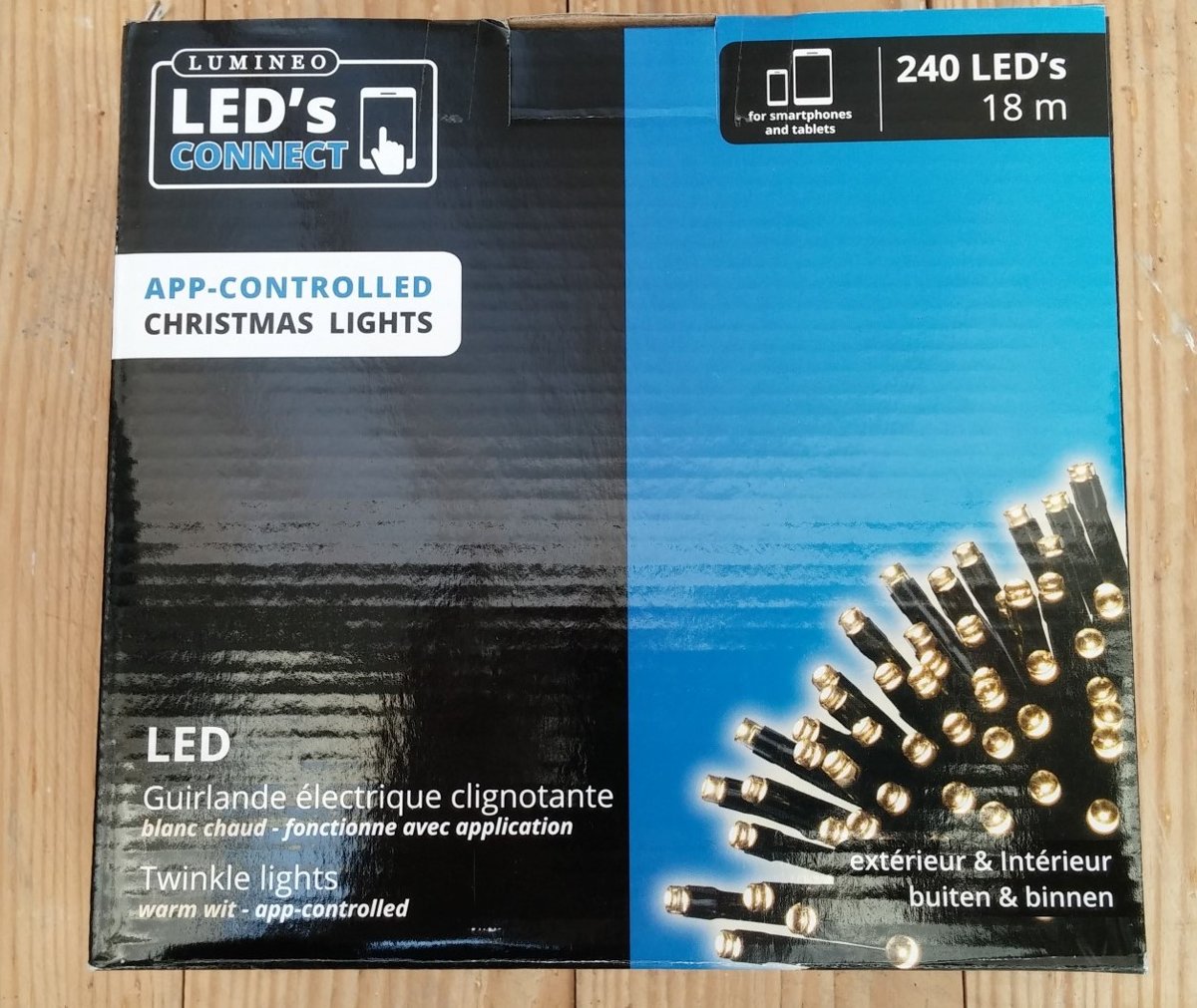 Twinkle lights LED 240 lampjes 18 m