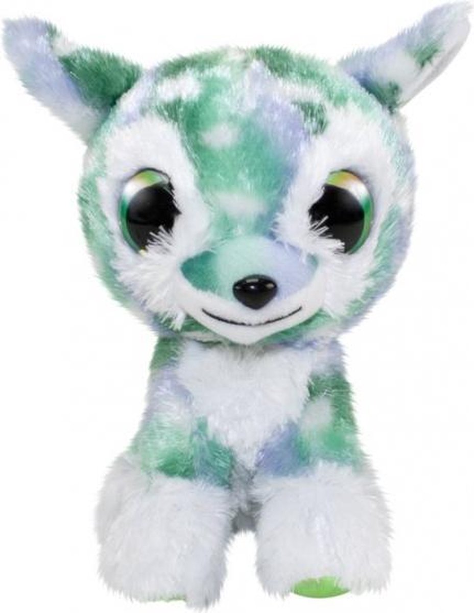 knuffel Lumo Deer Bock groen 15 cm