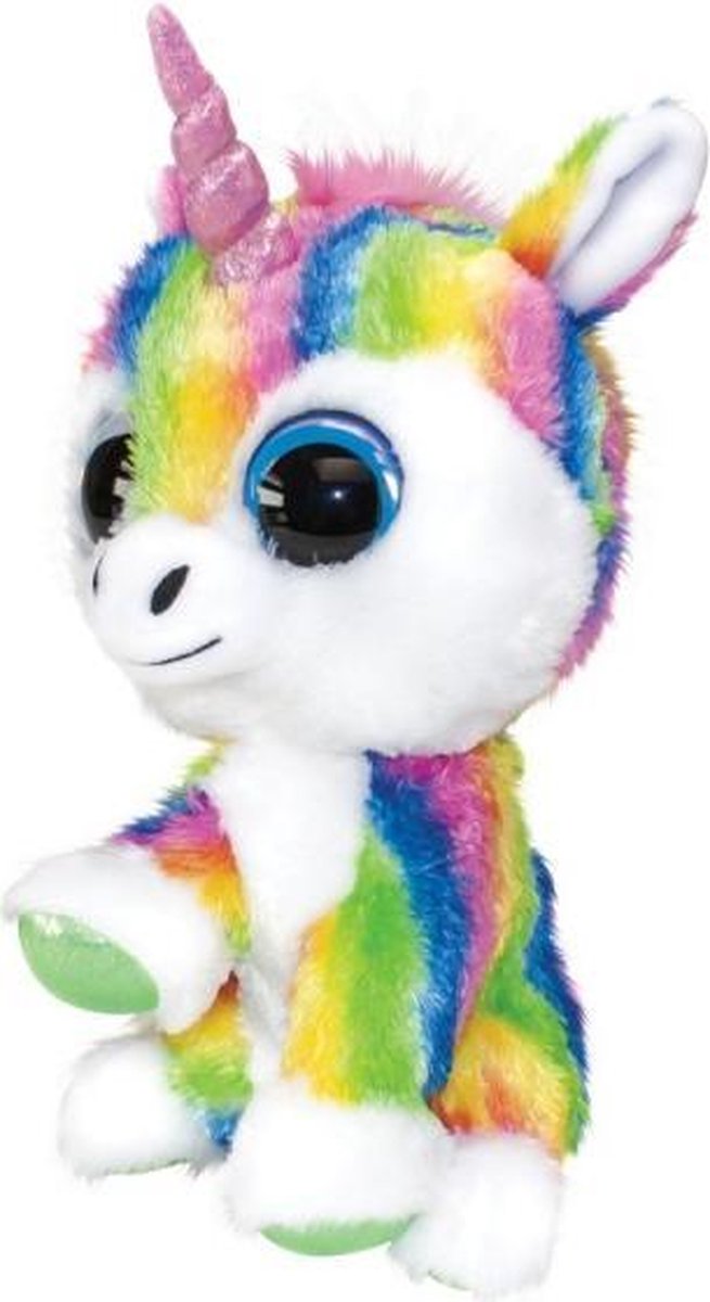 knuffel Lumo Unicorn Dream multicolor 15 cm