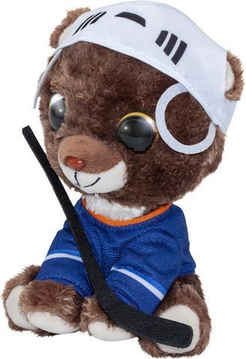 knuffel hond ijshockey Teemu junior 15 cm pluche