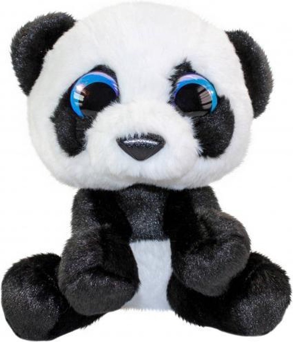 knuffelpanda Pan 15 cm wit/zwart