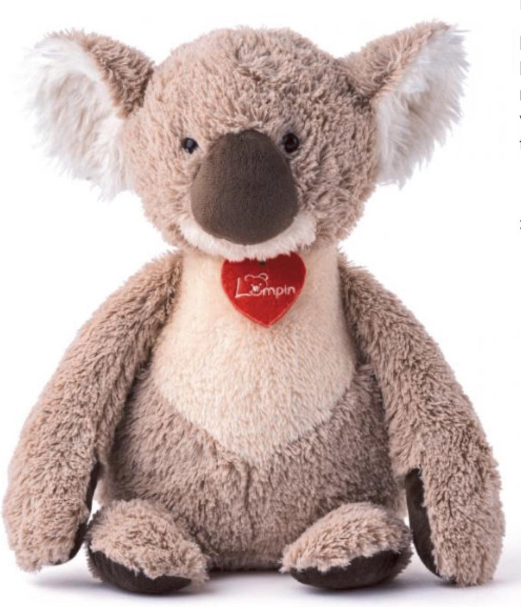 LUMPIN KOALA DUBBO 30CM met gratis originele tas