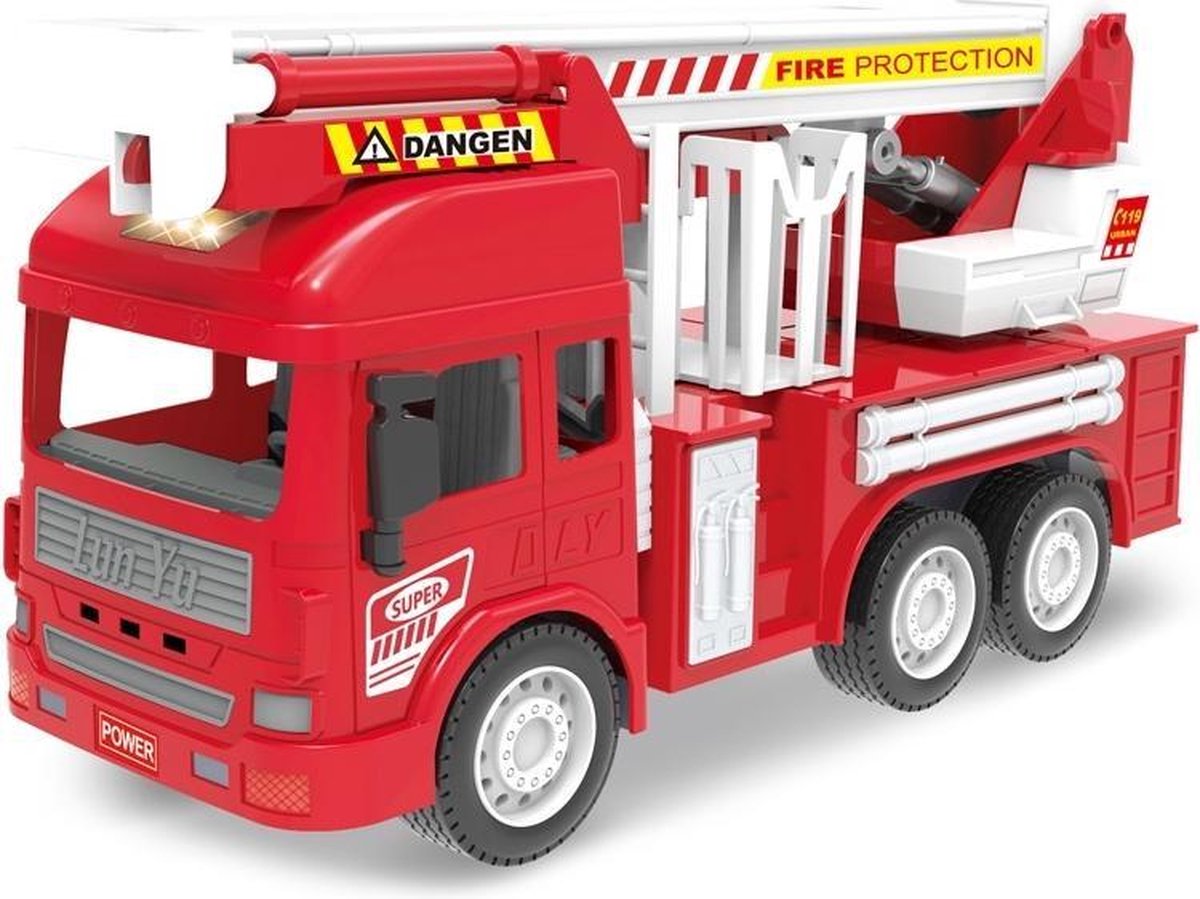 Luna Brandweerwagen Protection Jongens 33 X 22 Cm Rood