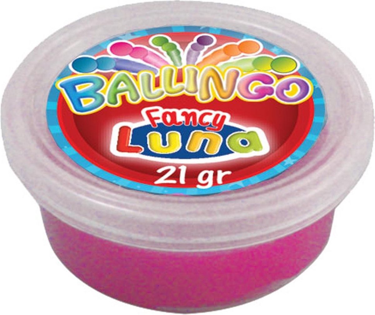 Luna Glitterkneeddeeg Ballingo Junior 21 Gram Roze