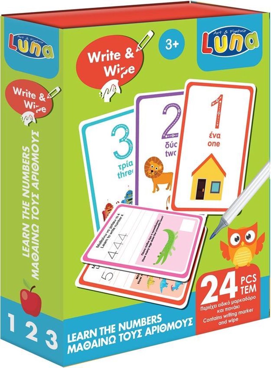 Luna Leerspel Learn The Number Junior 25-delig