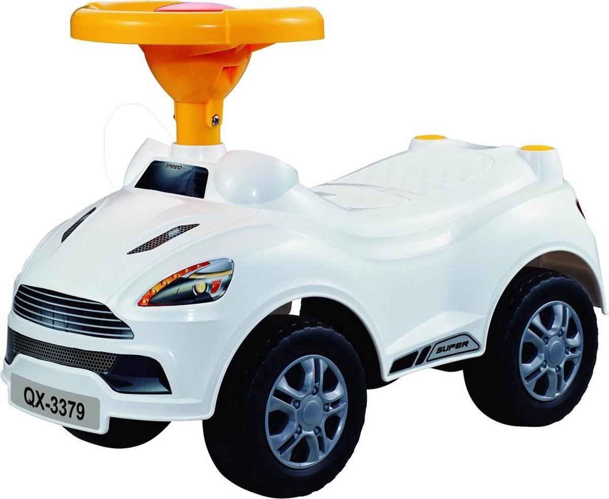 Luna Loopauto Junior 52 X 23,5 Cm Wit