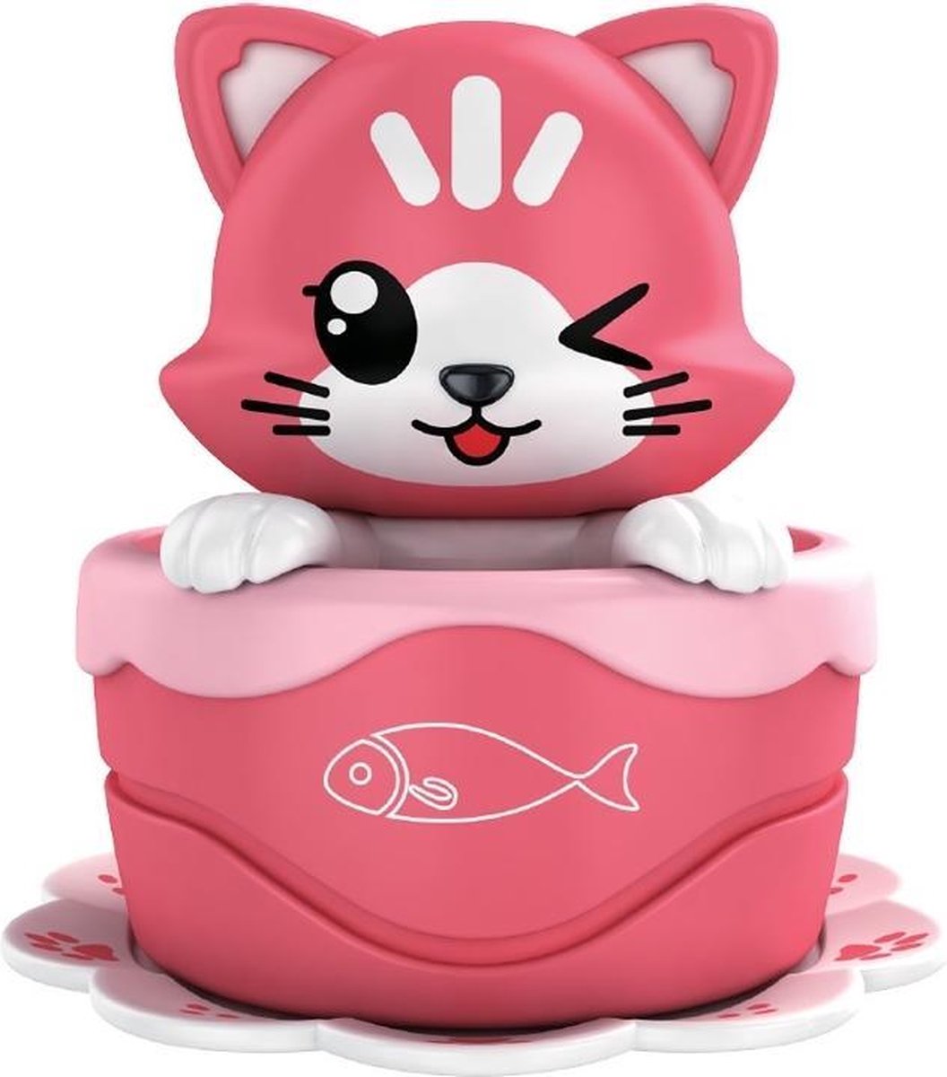 Luna Opwindfiguur Poes Junior 11 Cm Roze